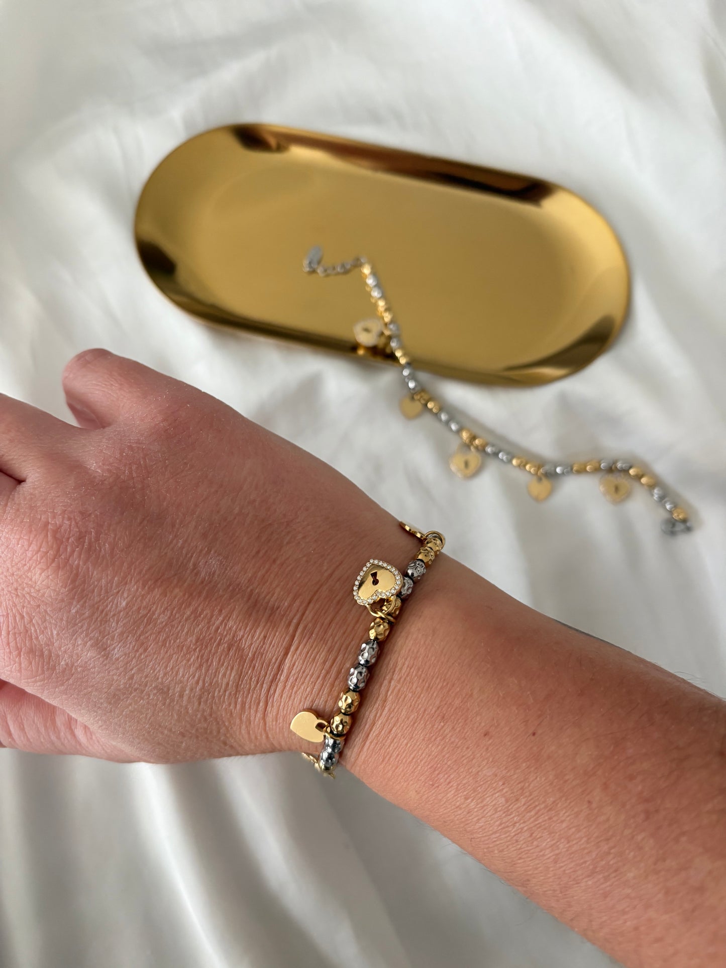 Bracciale Grani Heart