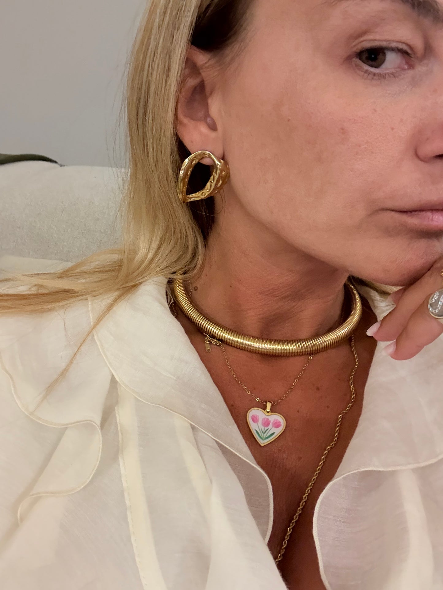 Orecchini Chain