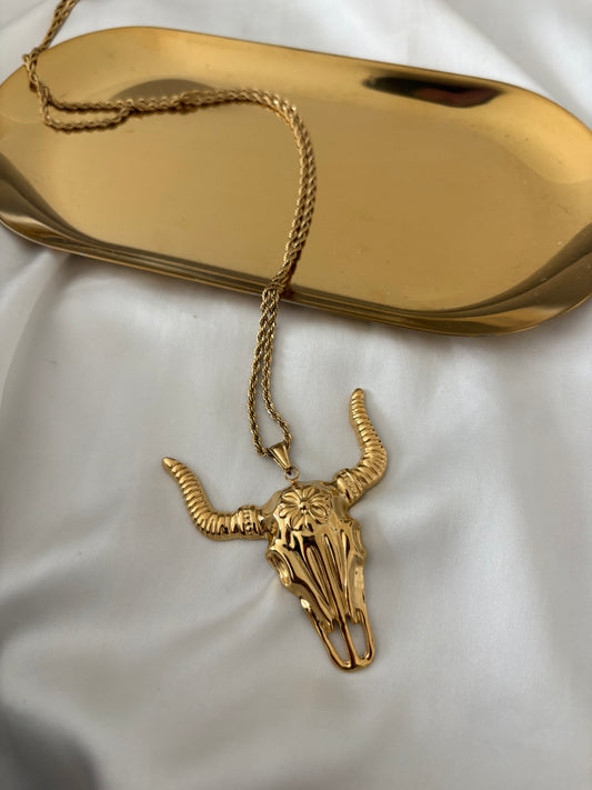 Collana Bull Skull