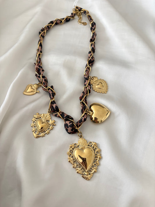 Collana Cuore Sacro Animalier