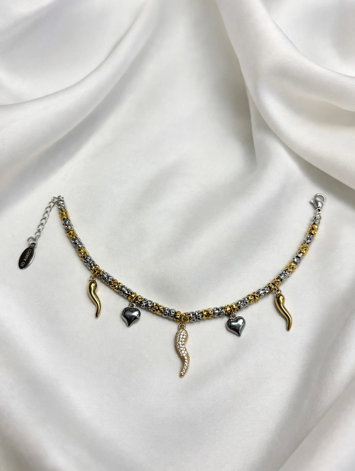 Bracciale Grani Corno