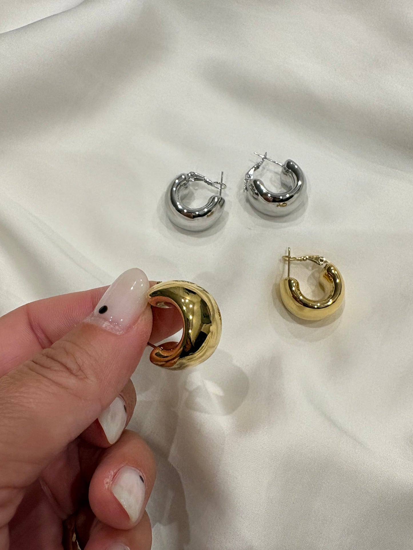 Orecchini Chunky Hoops
